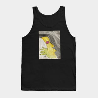Abstract face Tank Top